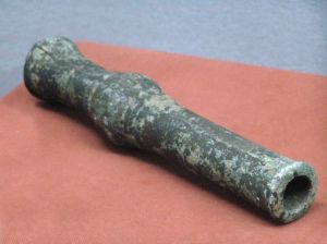 Hand cannon, "fire lance",  from the Mongol Yuan Dynasty (1271–1368)