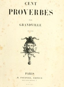 Book of French Proverbs from 1845.