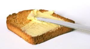 buttered toast